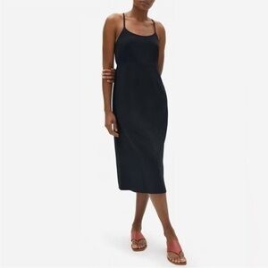 NEW NWT Everlane The Japanese GoWeave Cross-Back Slip Dress size 2